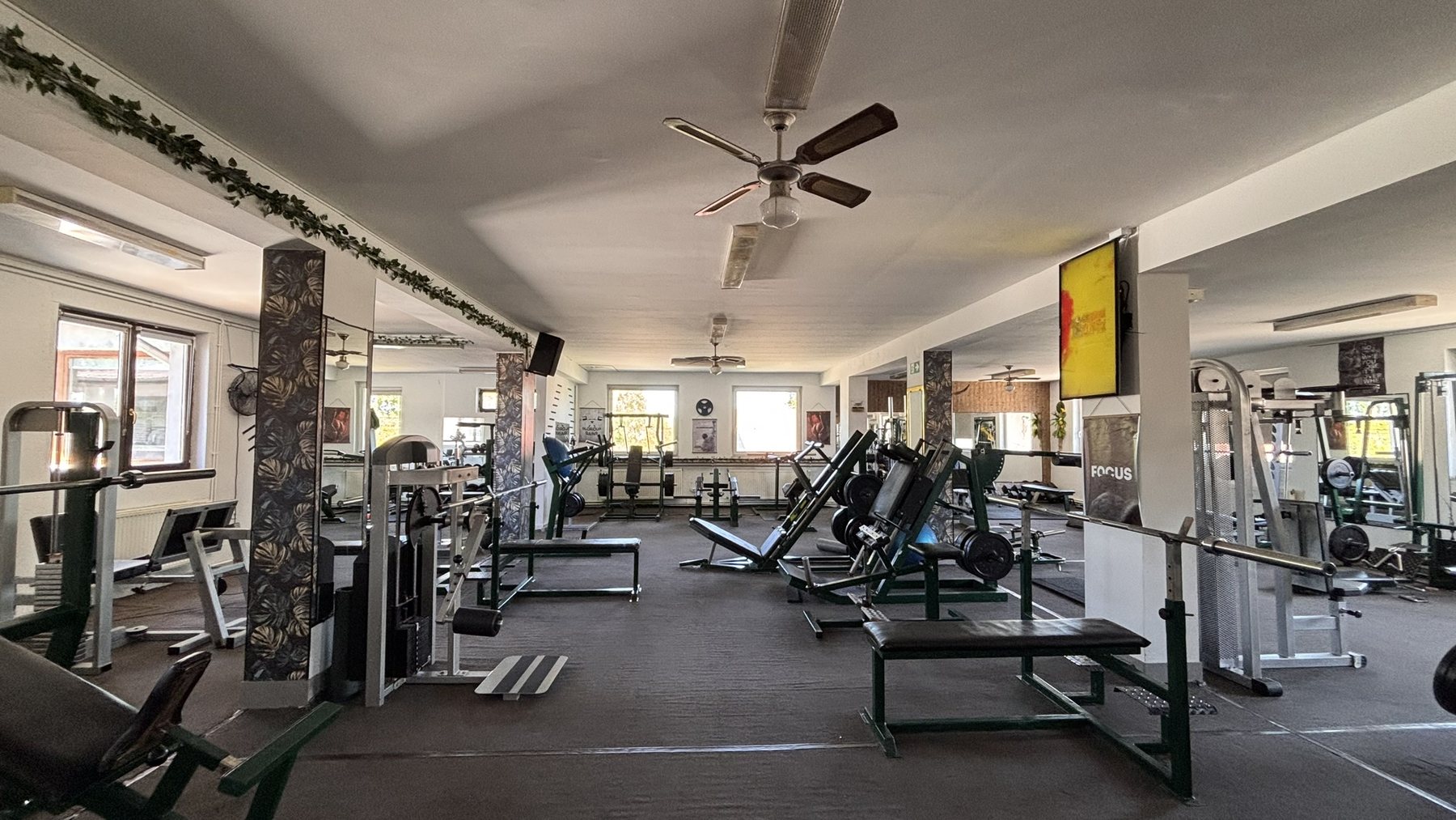 A Bull’s Gym erősítő gépparkja